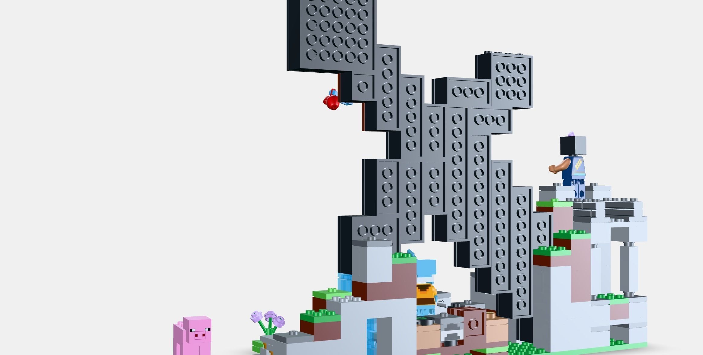 LEGO Minecraft The Sword Fortress 21244 3D model_3