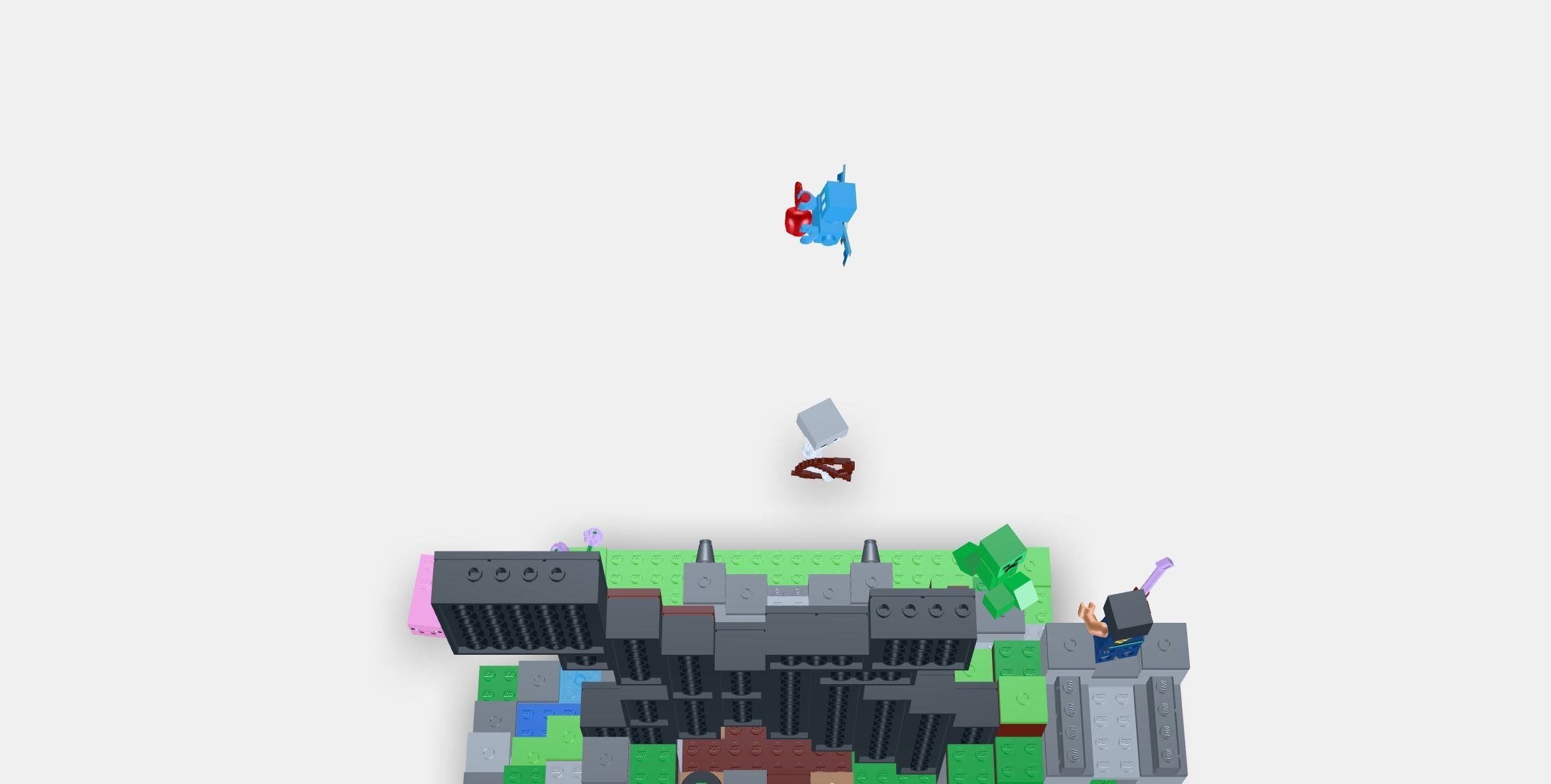 LEGO Minecraft The Sword Fortress 21244 3D model_5