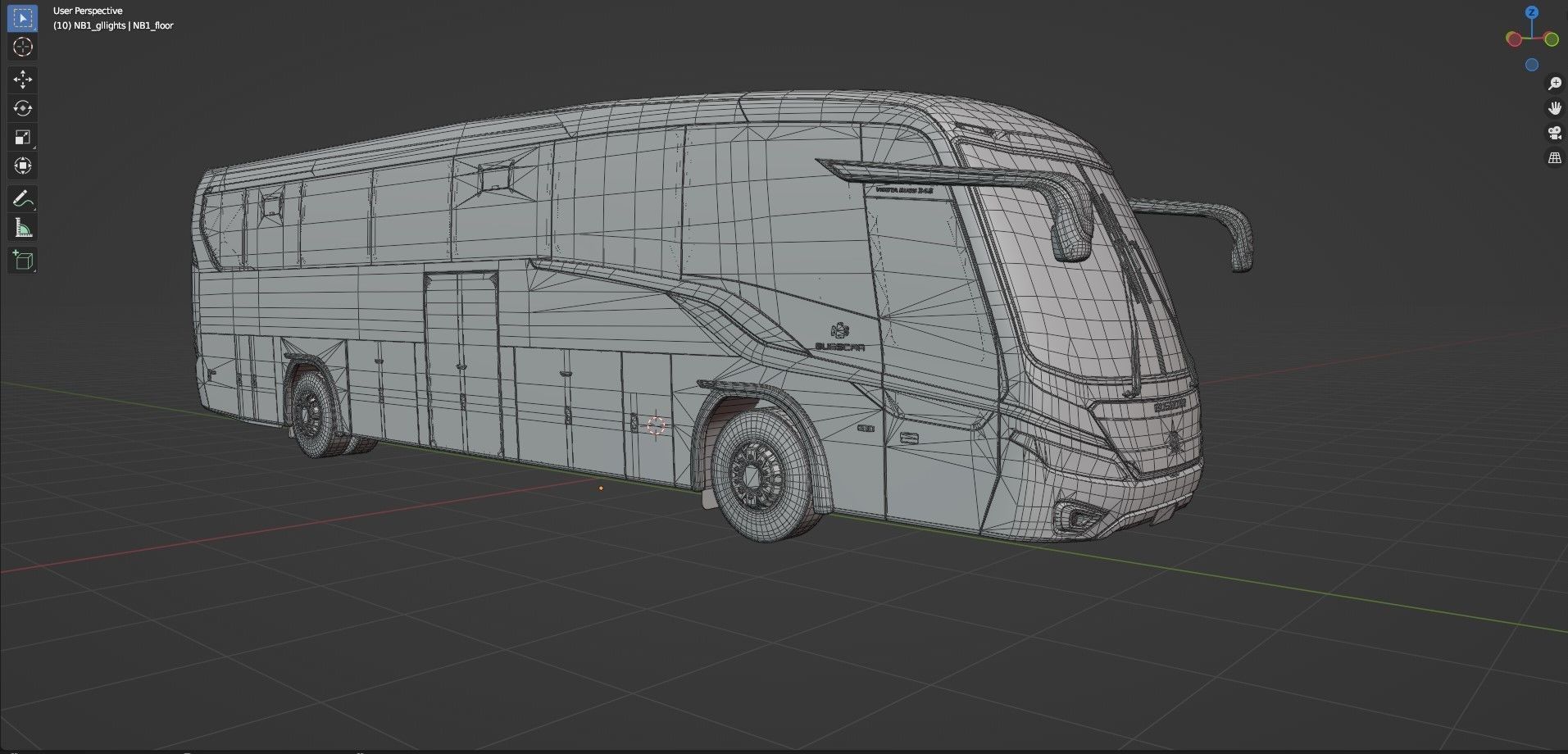 Busscar Vissta Buss 345 NB1 2024 3D model_27