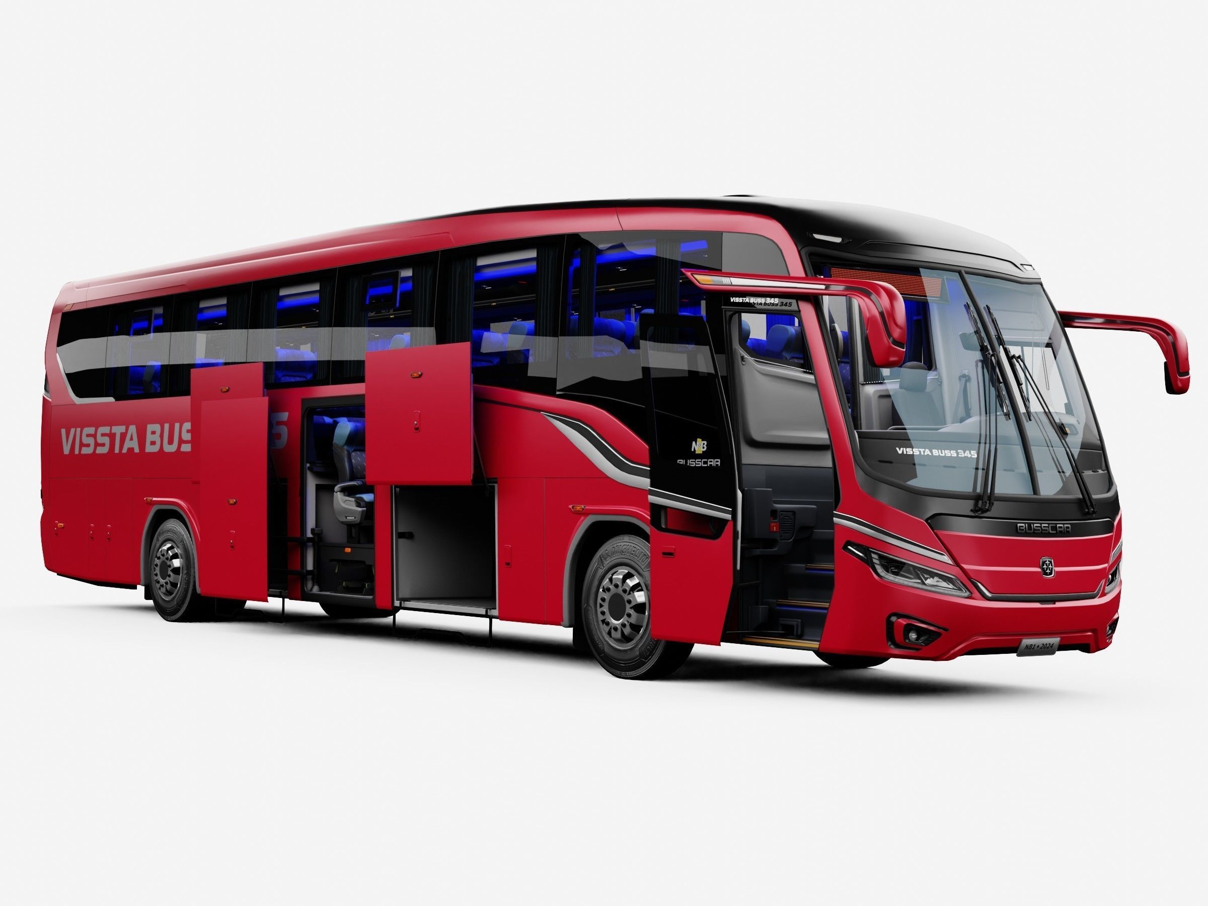 Busscar Vissta Buss 345 NB1 2024 3D model_1