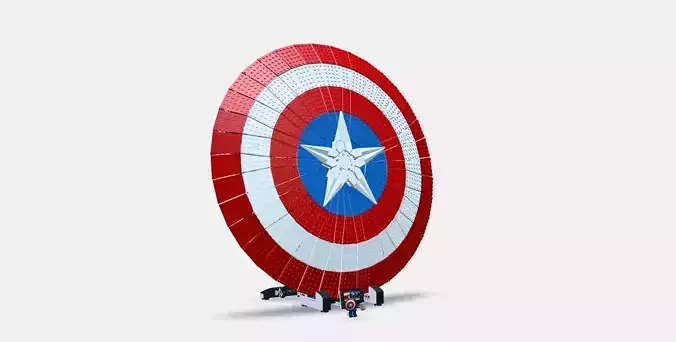LEGO Marvel 76262 Captain America shield 3D model