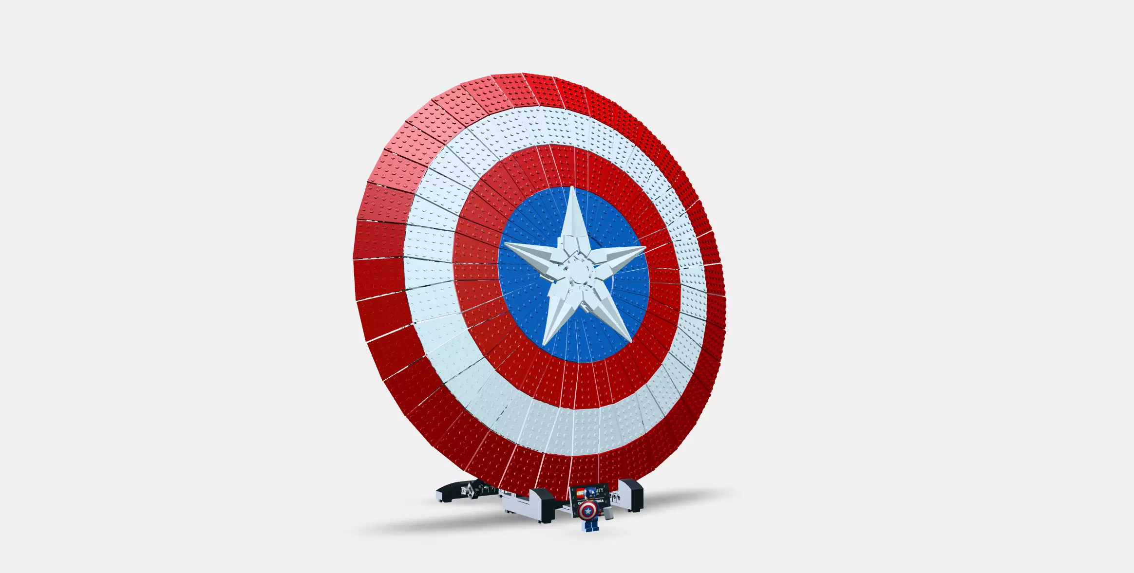 LEGO Marvel 76262 Captain America shield 3D model