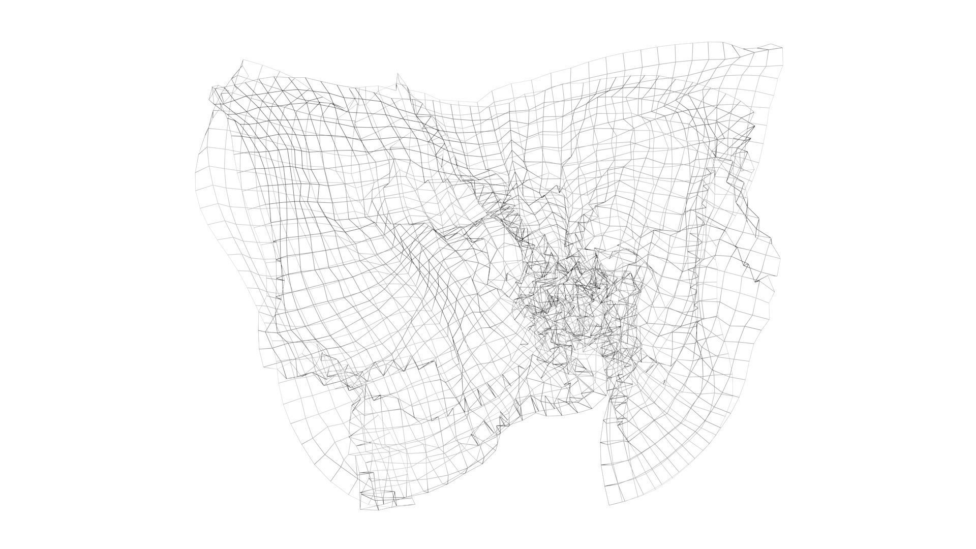 Paper With Crumpling Animation 3D model_28