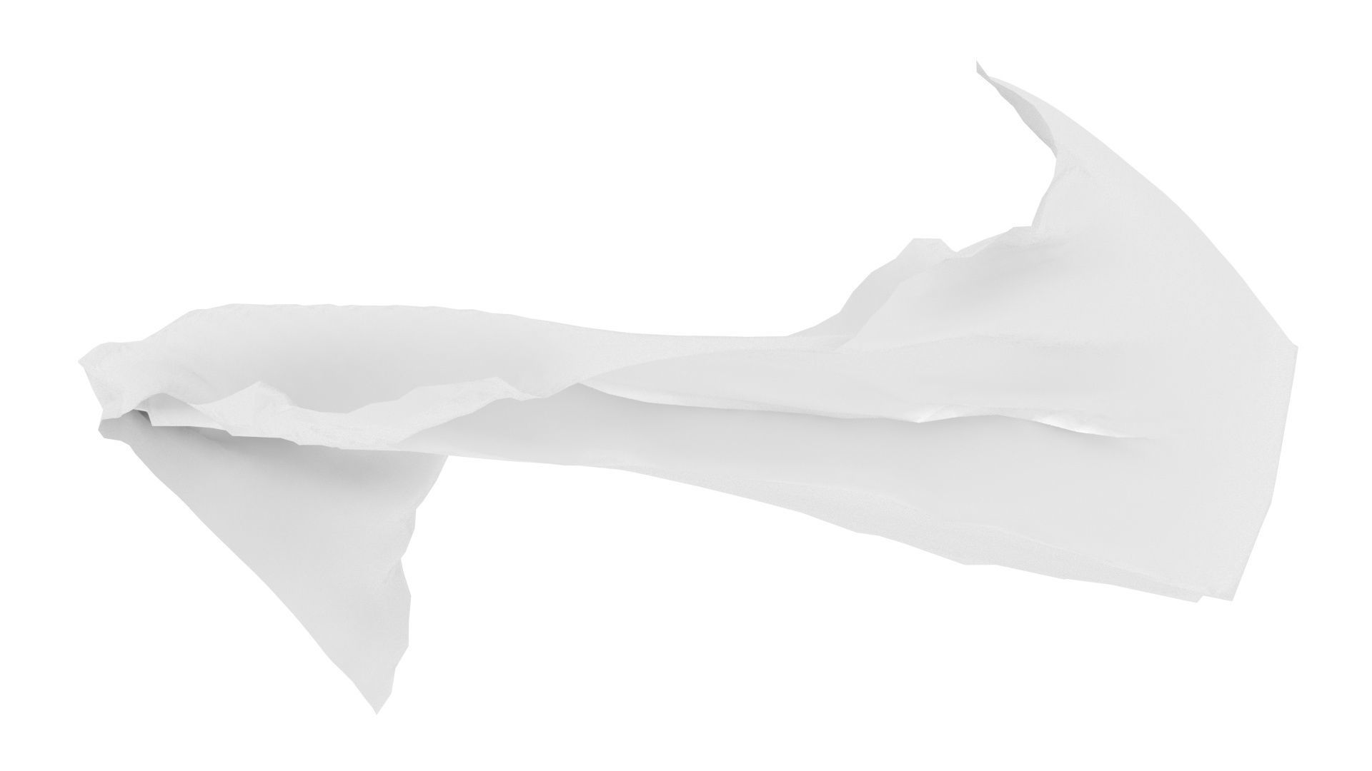 Paper With Crumpling Animation 3D model_13