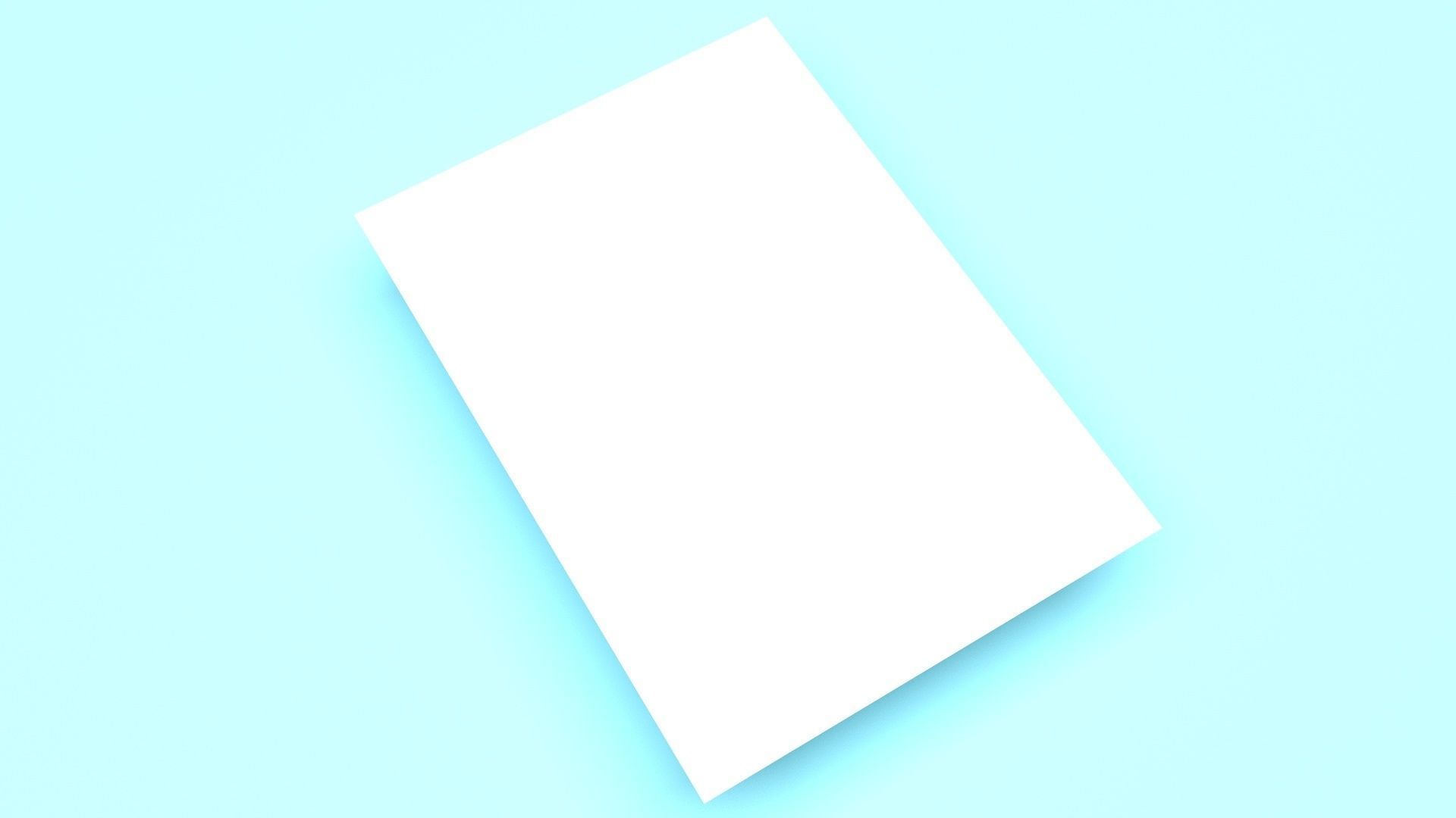 Paper With Crumpling Animation 3D model_48