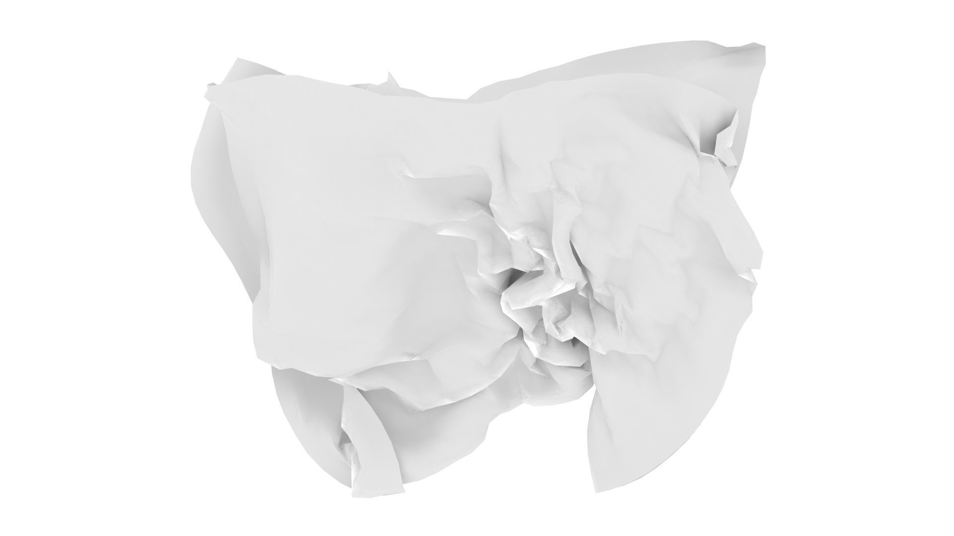 Paper With Crumpling Animation 3D model_10