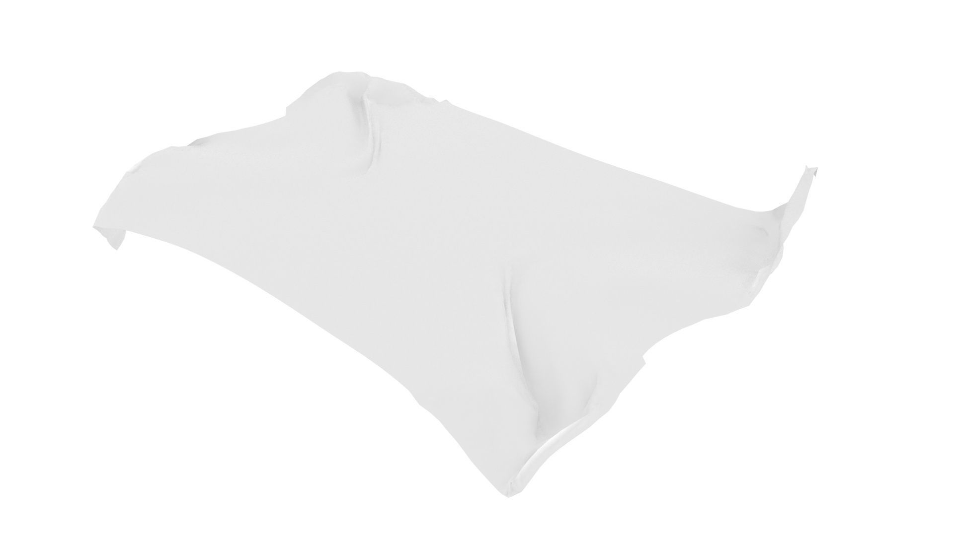 Paper With Crumpling Animation 3D model_2