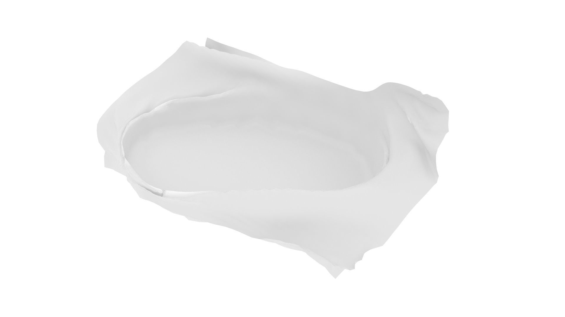 Paper With Crumpling Animation 3D model_3