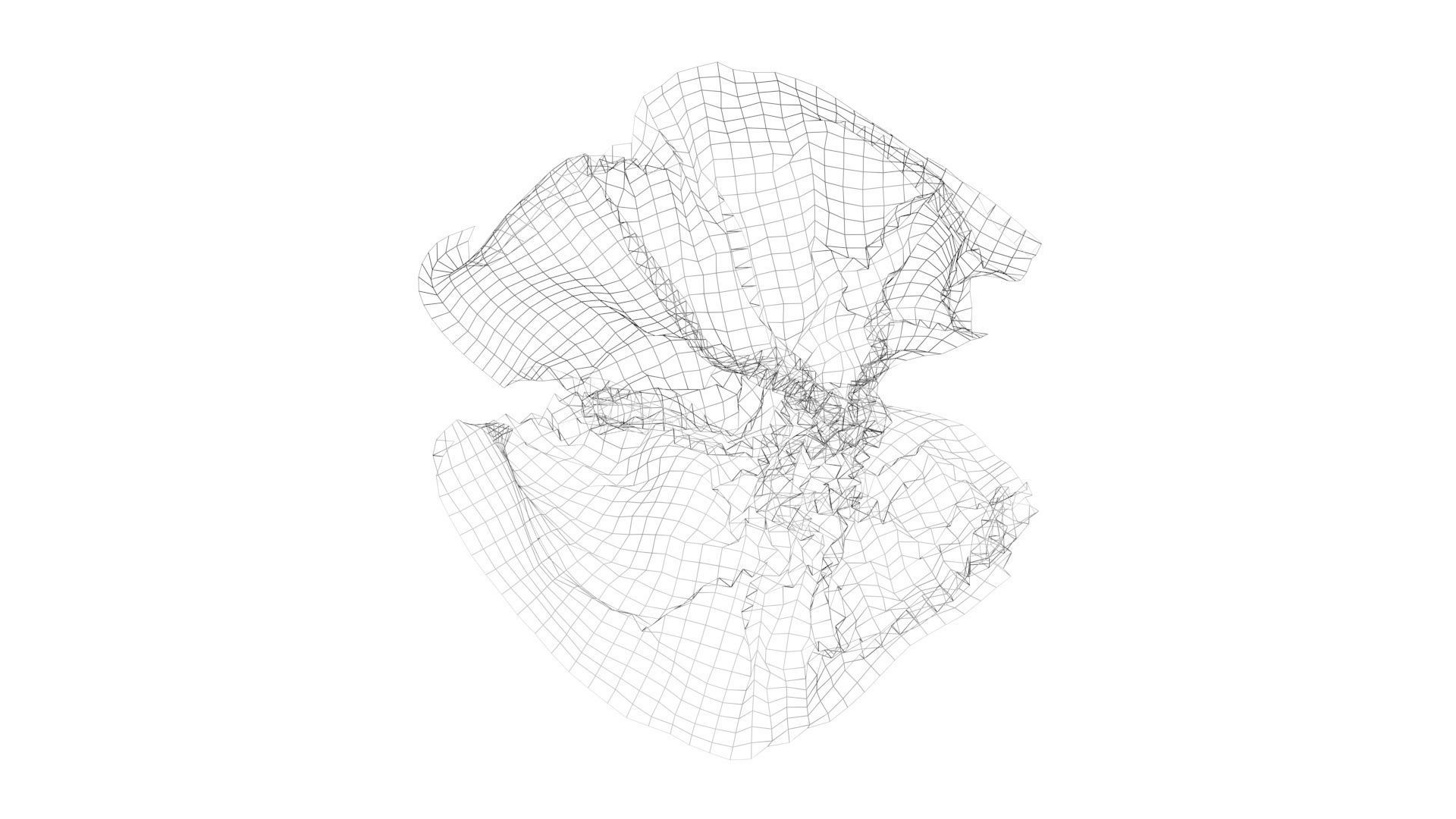 Paper With Crumpling Animation 3D model_27