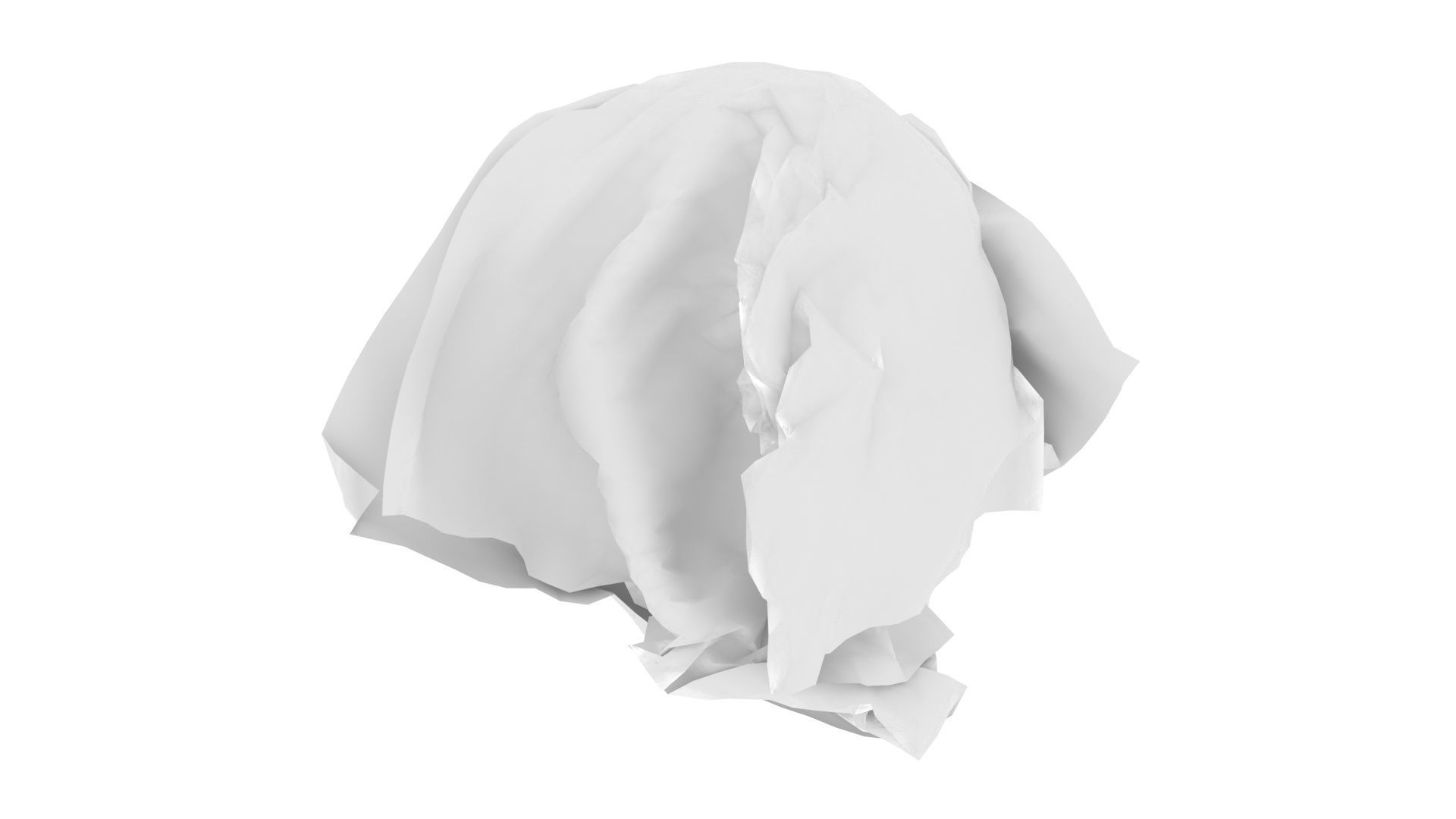 Paper With Crumpling Animation 3D model_7