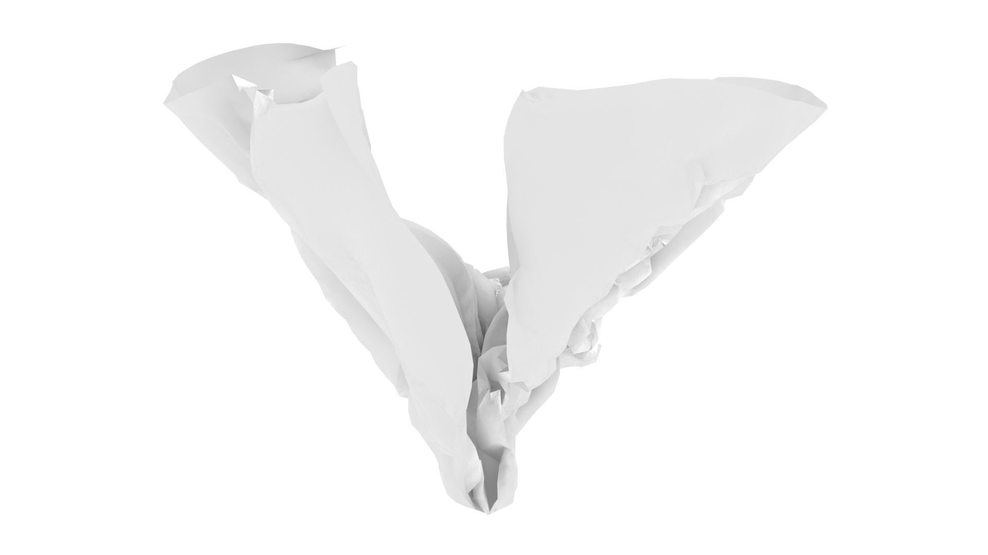 Paper With Crumpling Animation 3D model_11