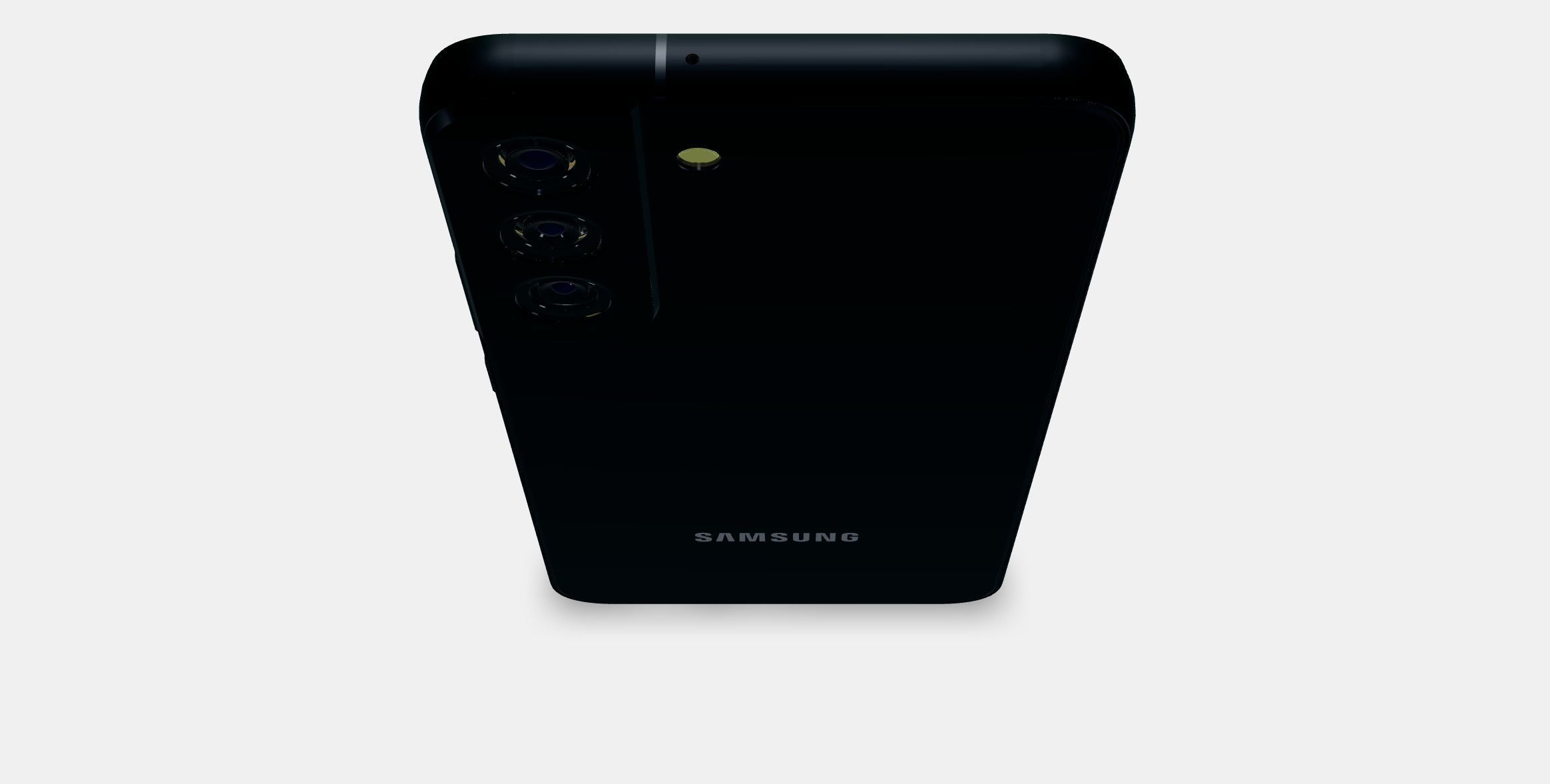 Samsung Galaxy S225G Fantom Black Low-poly 3D model_4