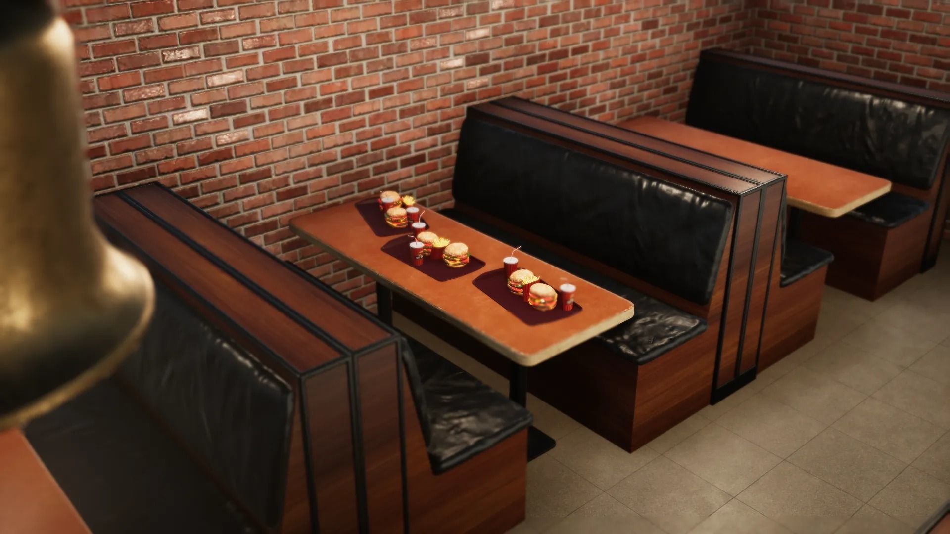 Modern City Downtown with Interiors Megapack Low-poly 3D model_4