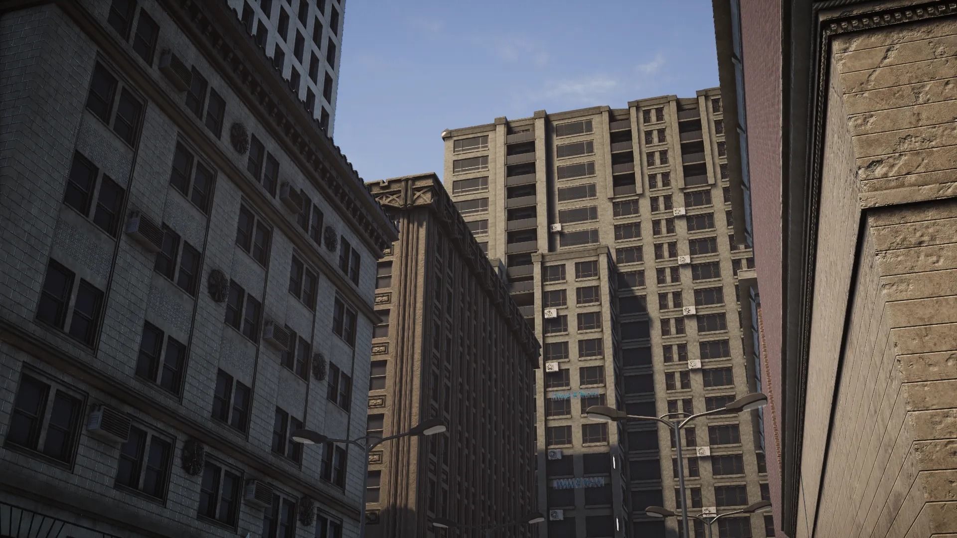 Modern City Downtown with Interiors Megapack Low-poly 3D model_22