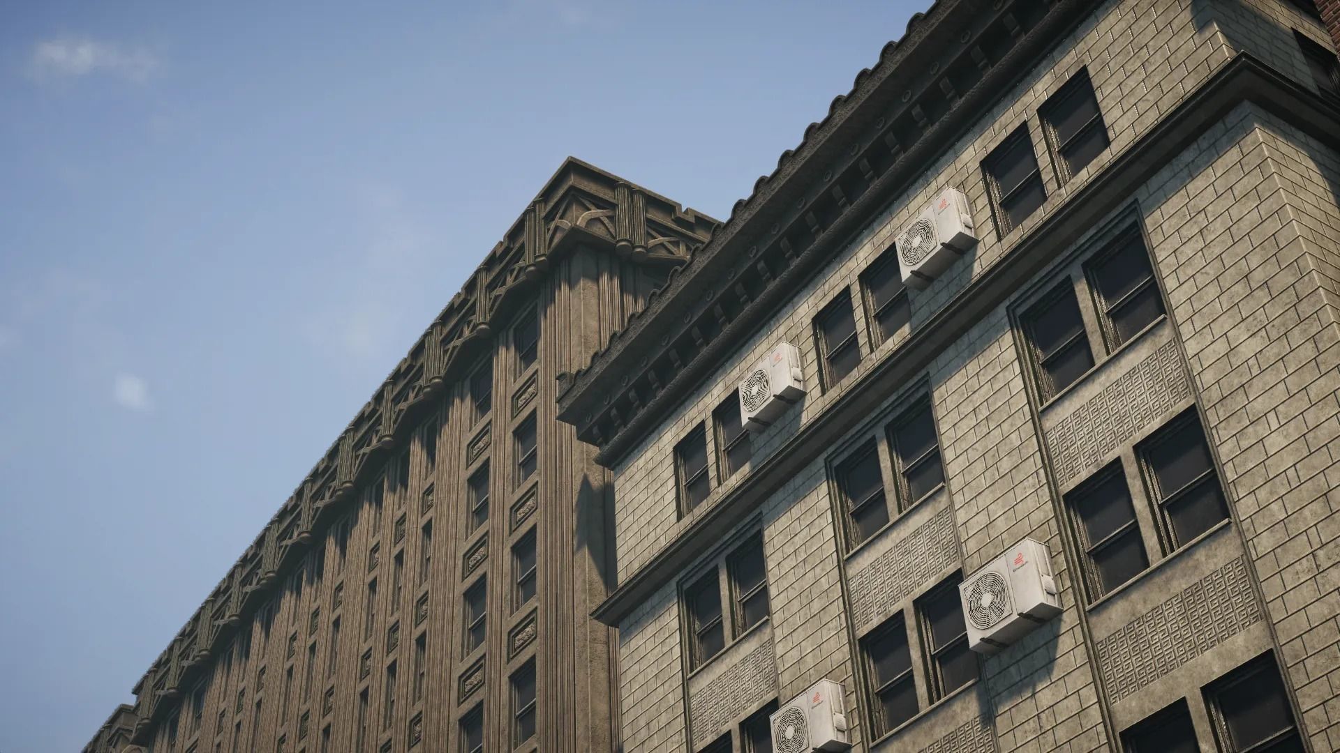 Modern City Downtown with Interiors Megapack Low-poly 3D model_13