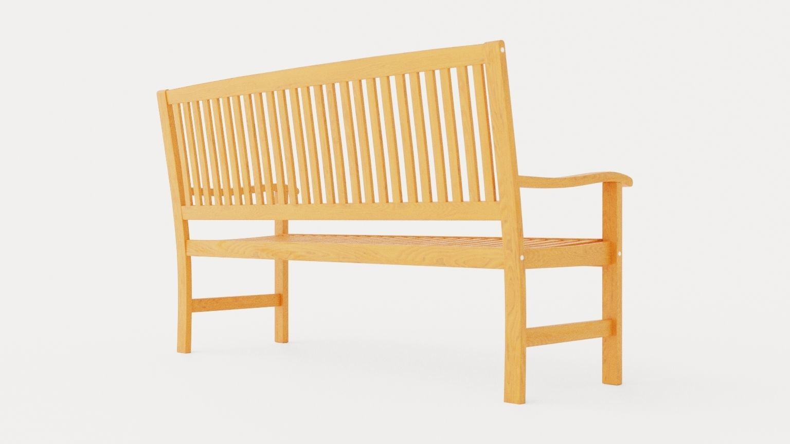 Boston 3-seater sofa Low-poly 3D model_3