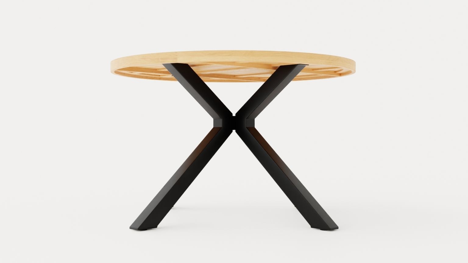 Long Island dining table Low-poly 3D model_3