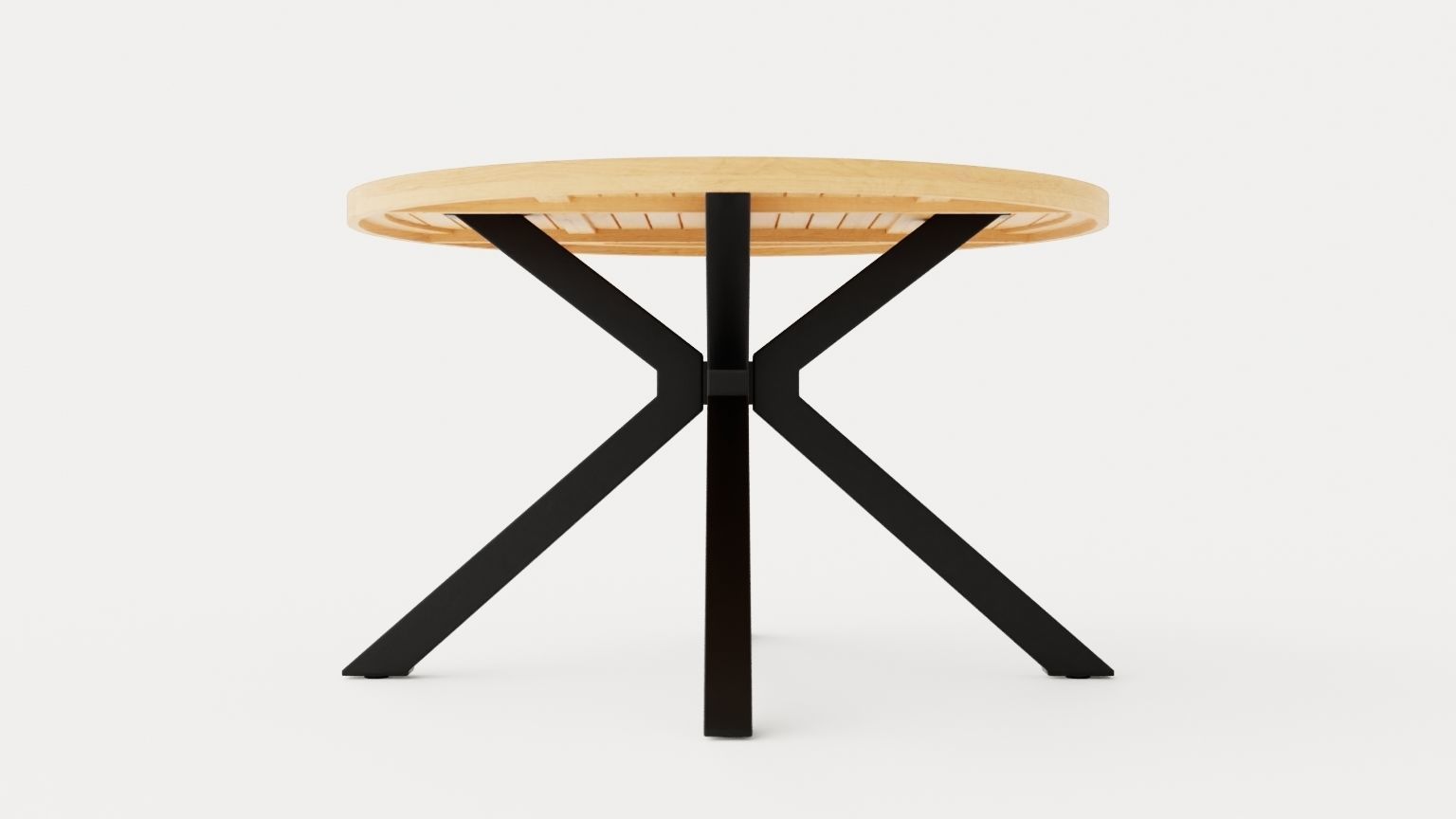 Long Island dining table Low-poly 3D model_2