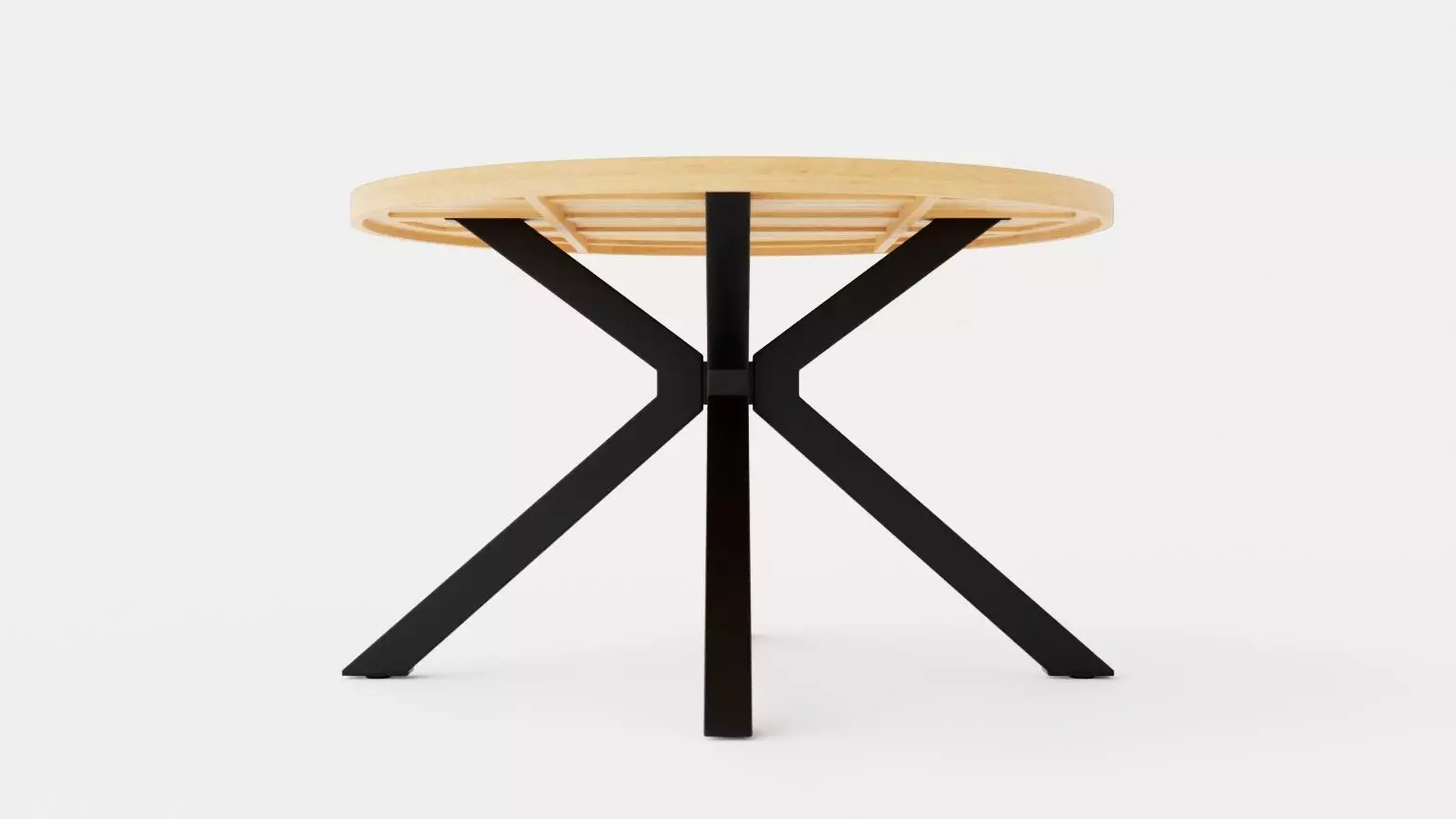 Long Island dining table Low-poly 3D model_0