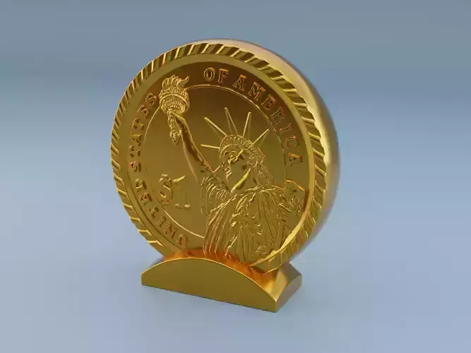 1 Dollar Cup 3D print model 