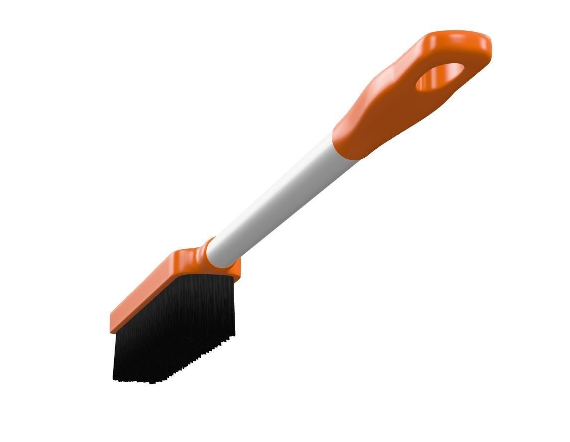 Cleaning Brush Low-poly 3D model_4