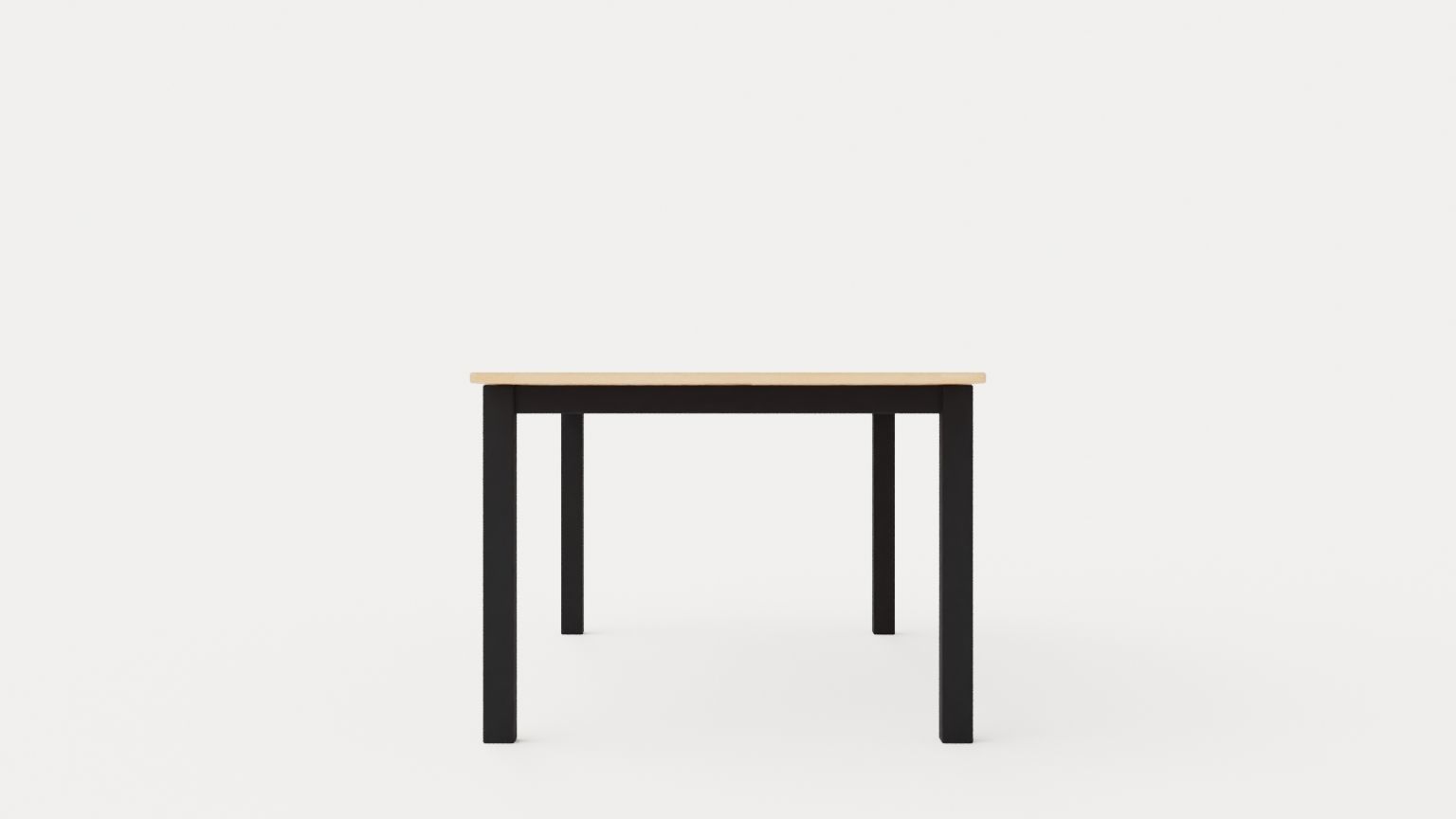 Bay dining table Low-poly 3D model_2