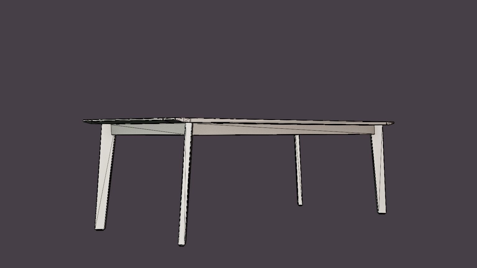 Seaford coffee table Low-poly 3D model_6