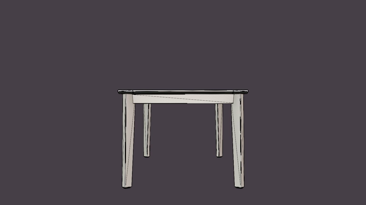 Seaford coffee table Low-poly 3D model_7