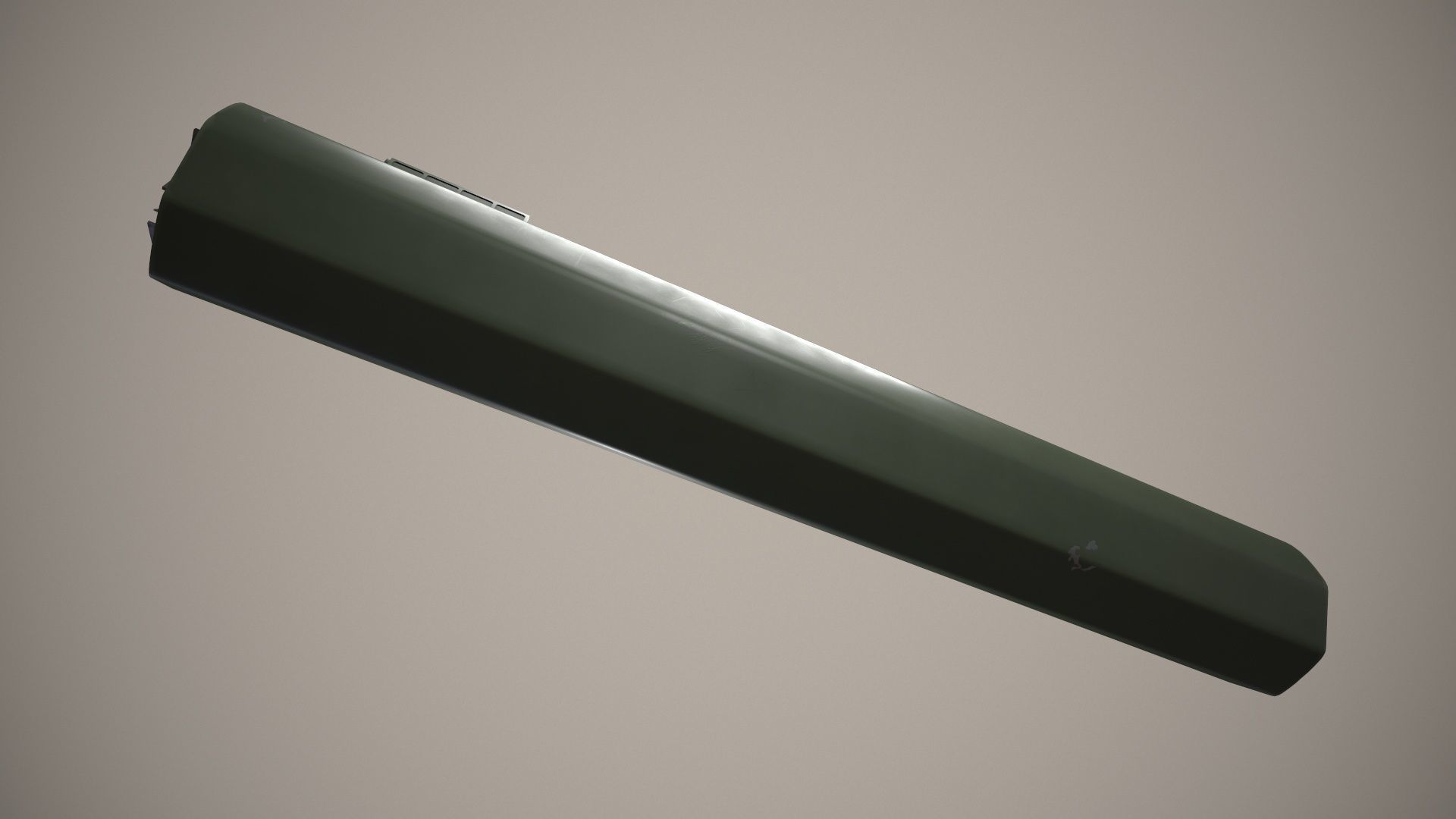 Rocket Launcher FZ231 With Missiles Low-poly 3D model_6