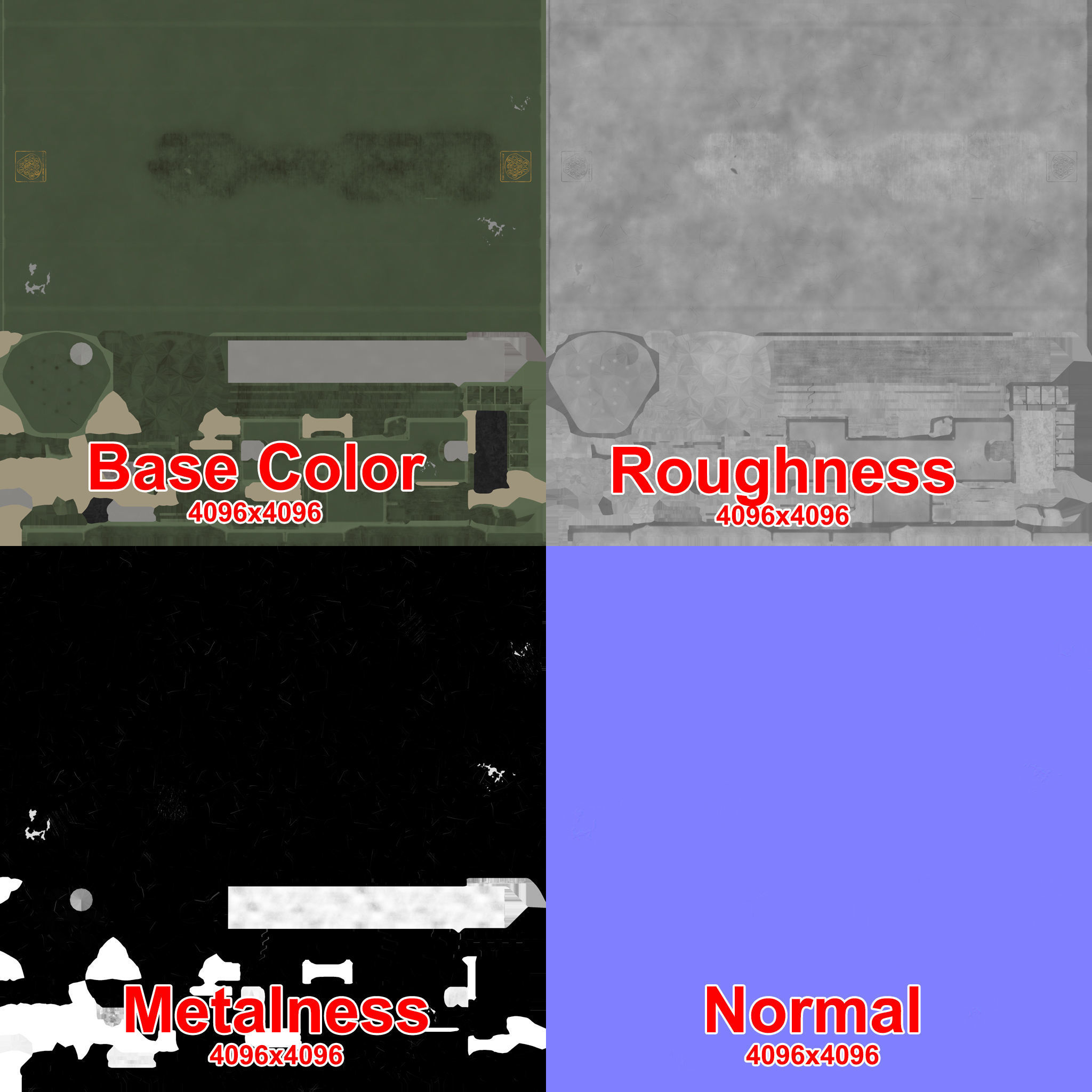 Rocket Launcher FZ231 With Missiles Low-poly 3D model_21