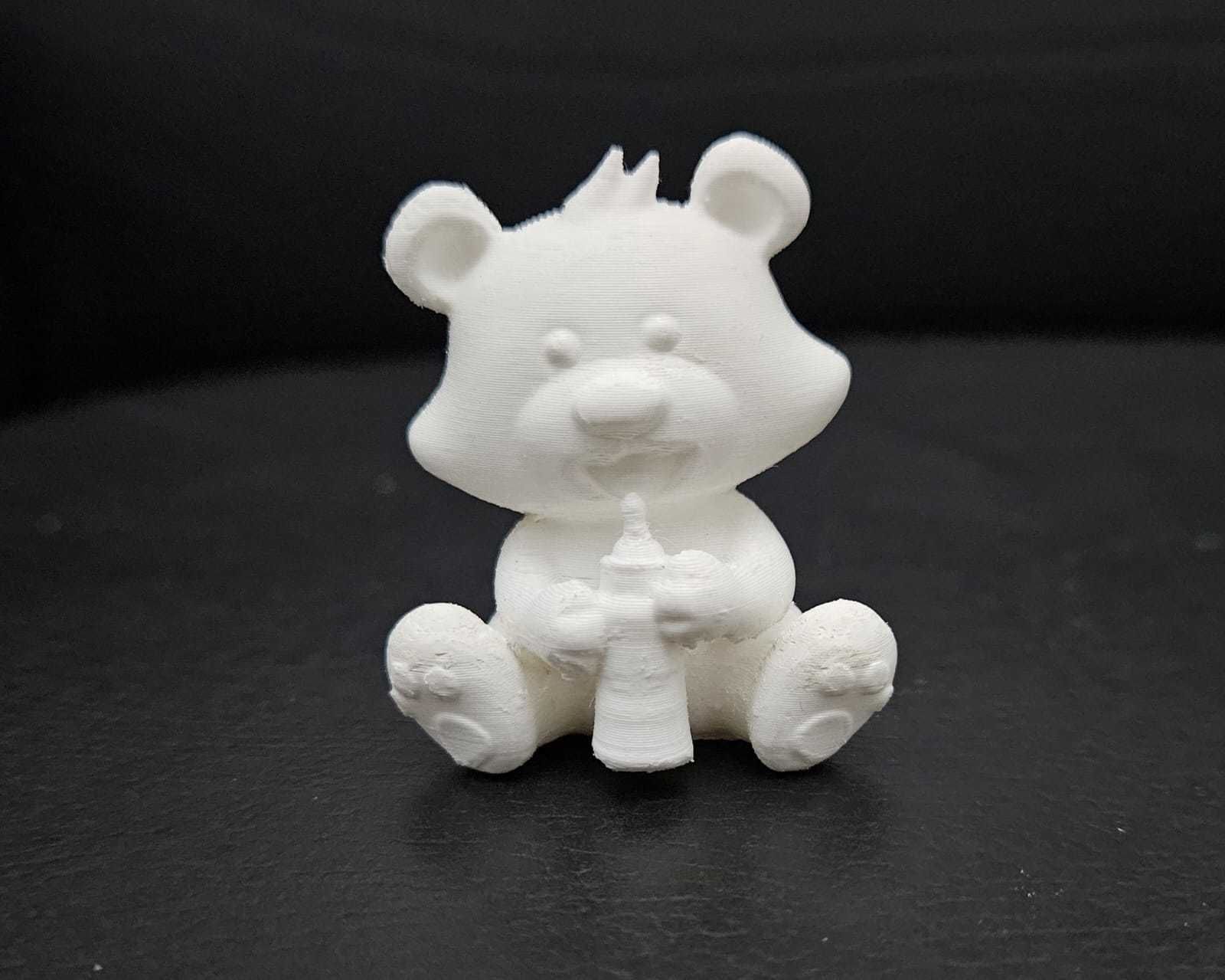 Bear Baby Bottle 3D print model_4