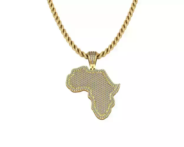 Africa Dimond Hop Hop Pendants