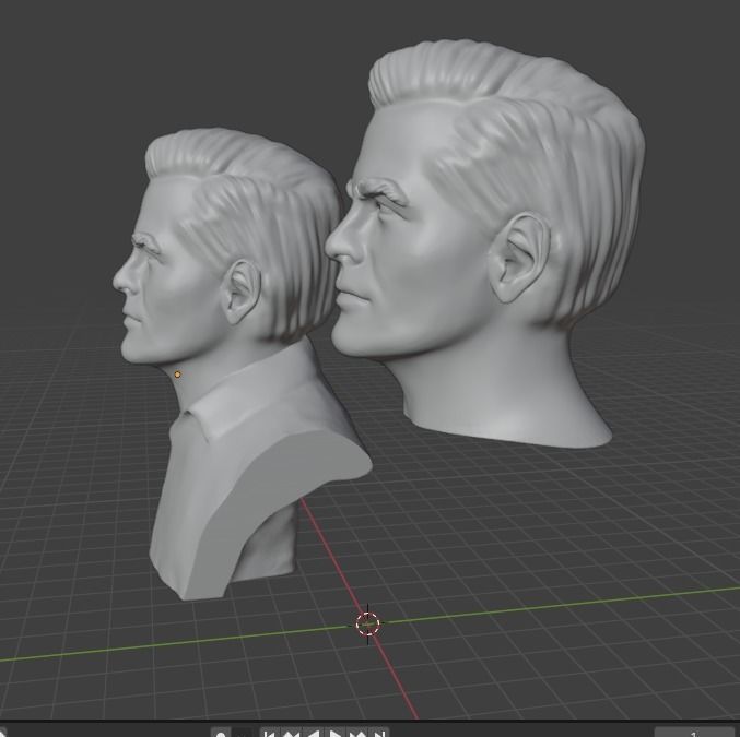 Chris Pine 3D print model_17