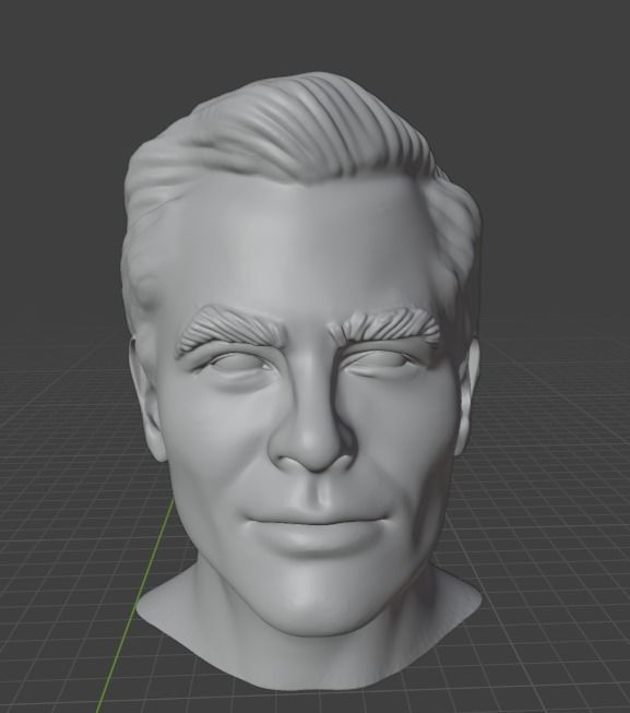 Chris Pine 3D print model_9