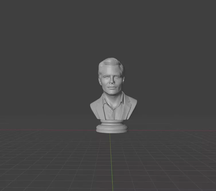 Chris Pine 3D print model