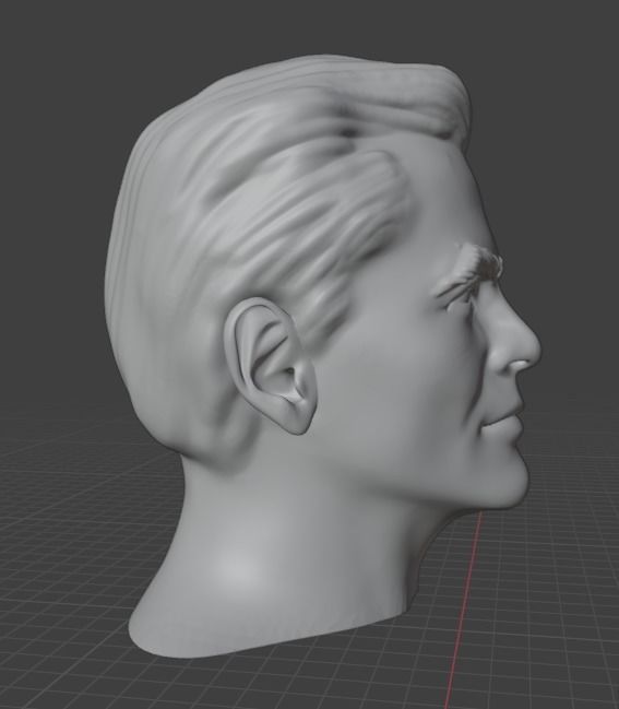 Chris Pine 3D print model_8