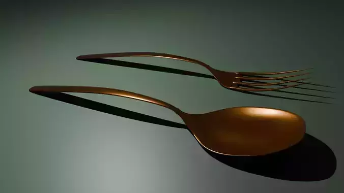 Spoon and fork