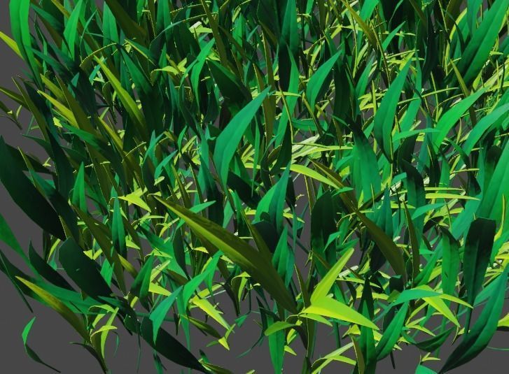 Grass pack Free low-poly 3D model_8