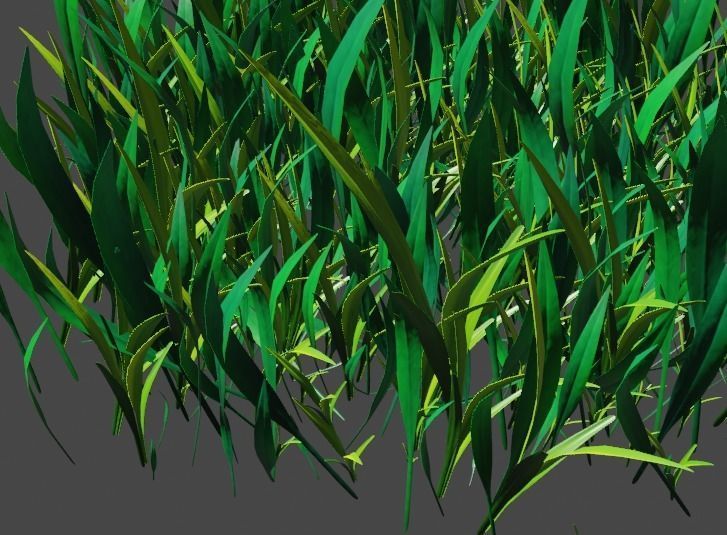 Grass pack Free low-poly 3D model_13