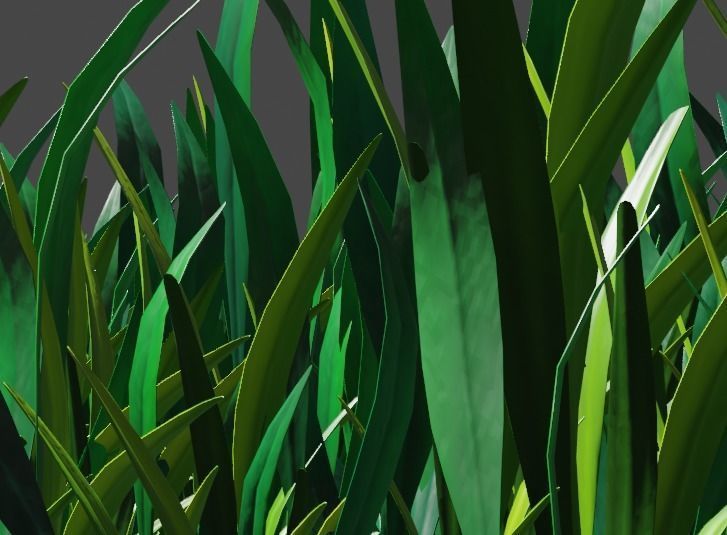 Grass pack Free low-poly 3D model_10