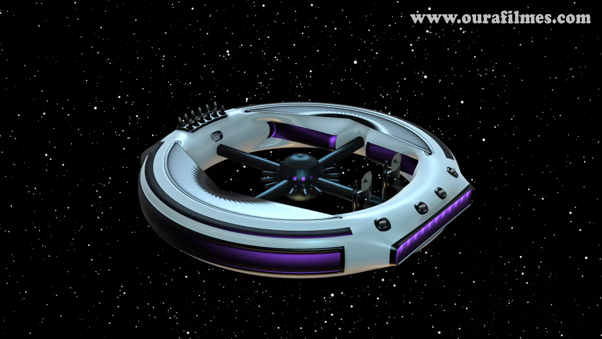 Space Base 3D model_0
