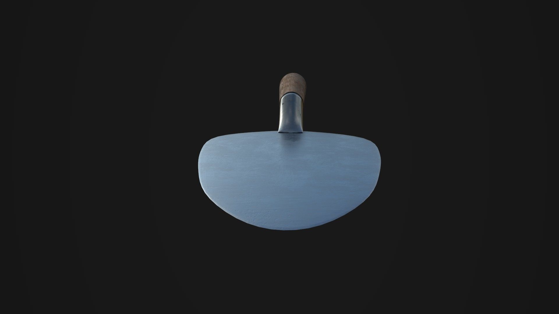 Trowel Low-poly 3D model_3