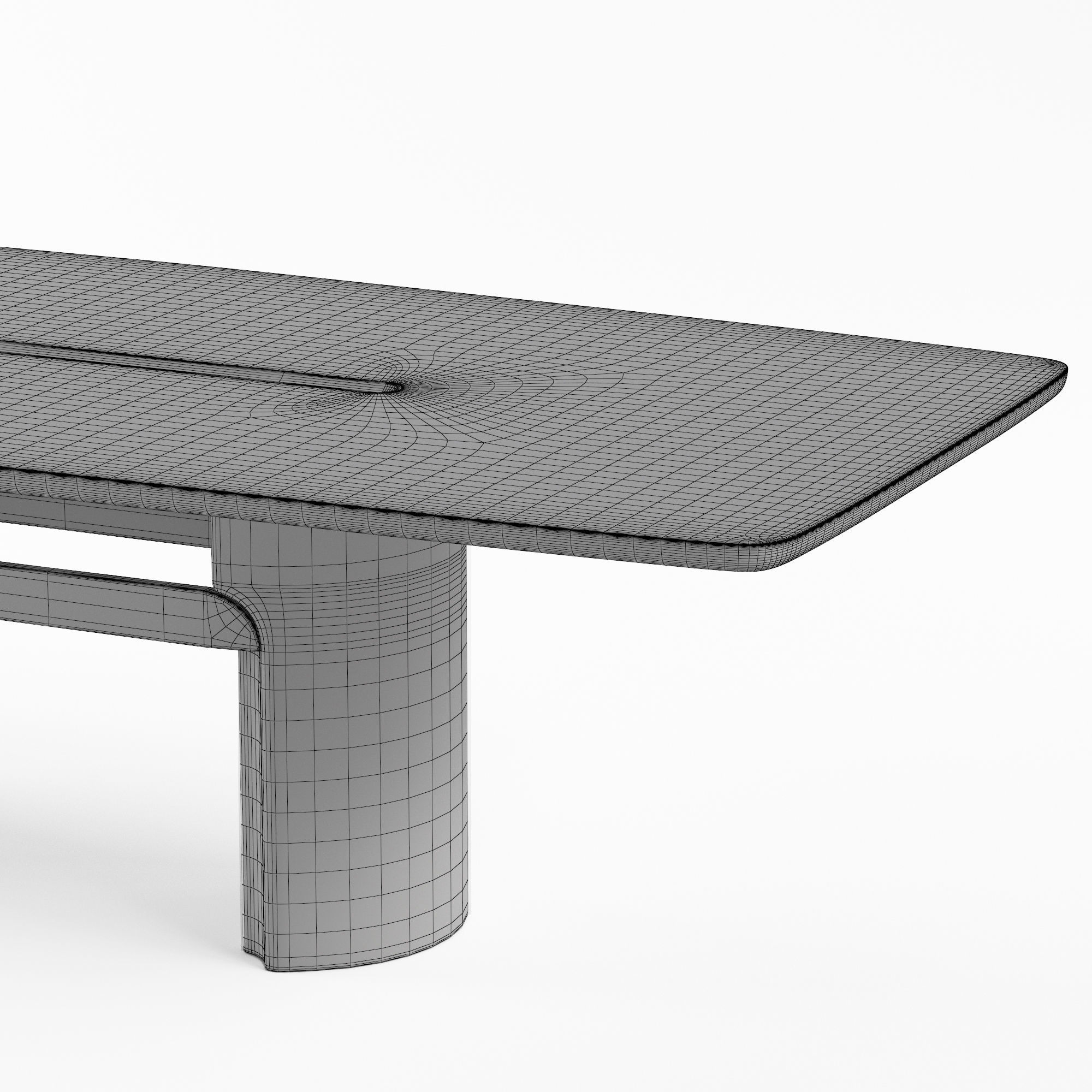 Rochebobois Palatine table 3D model_5