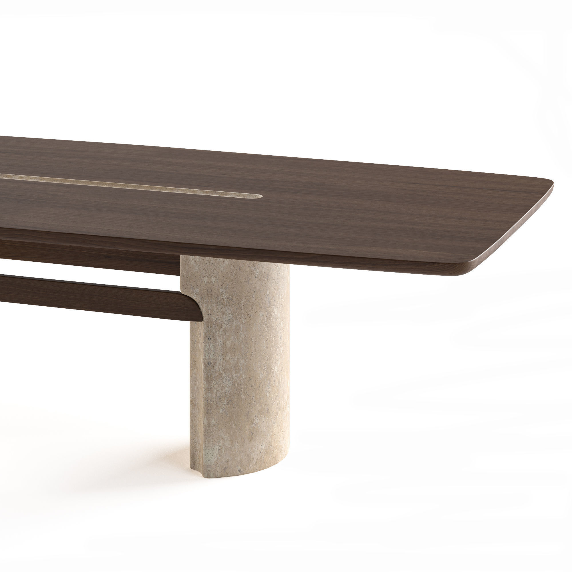 Rochebobois Palatine table 3D model_4