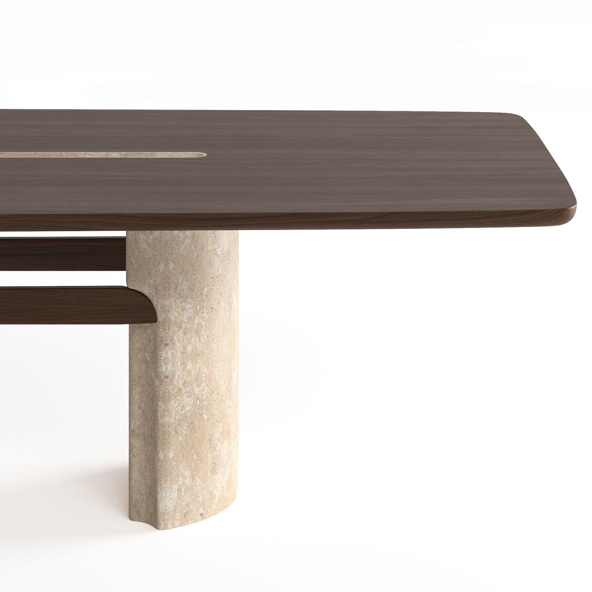 Rochebobois Palatine table 3D model_2