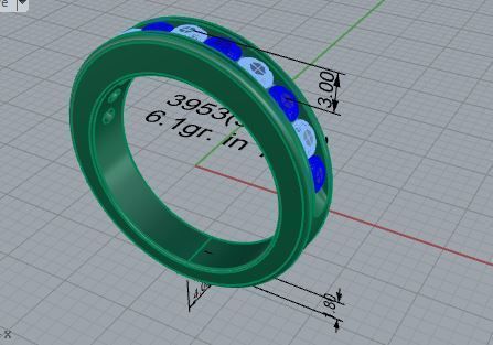 Channel Setting Band 3953 3D print model_7