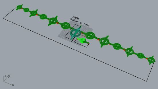 Circle Bracelet 3956 3D print model_8