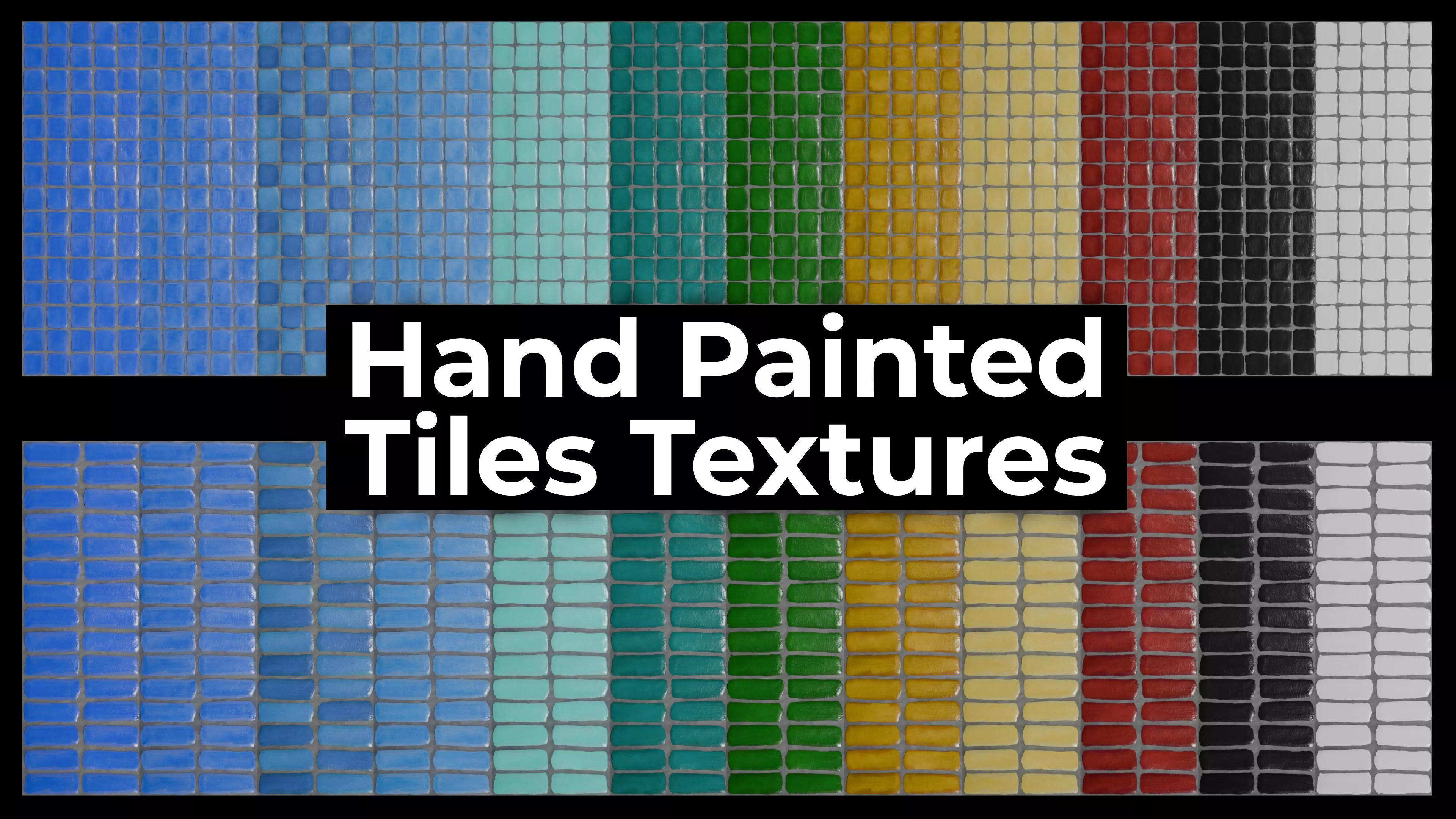 Hand Painted PBR Tiles Textures Texture_0