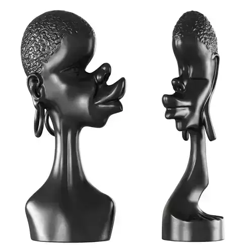 Statue Tete Africaine