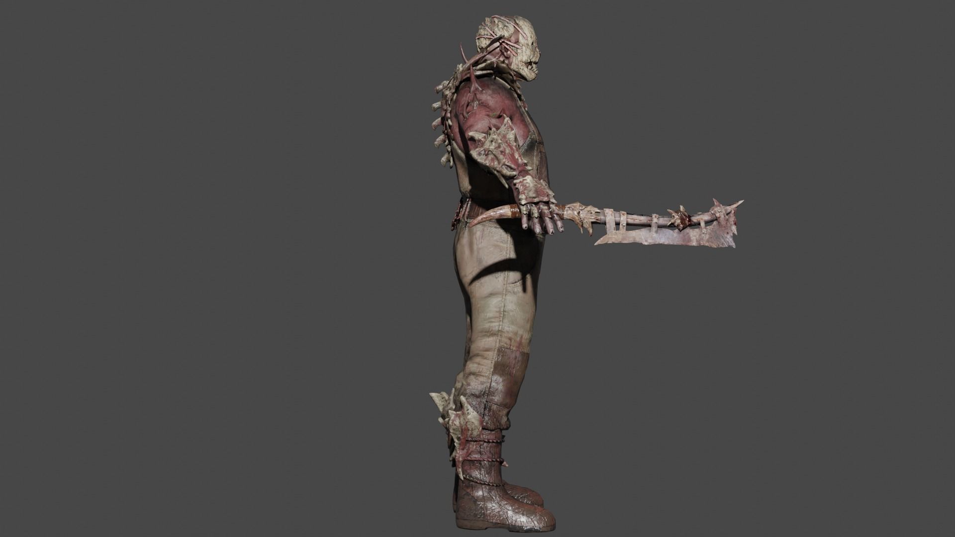 The Trapper Low-poly 3D model_3